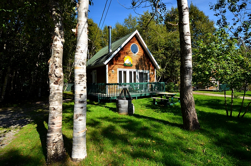 C�te-Nord : Chalets - Camping Domaine des Dunes