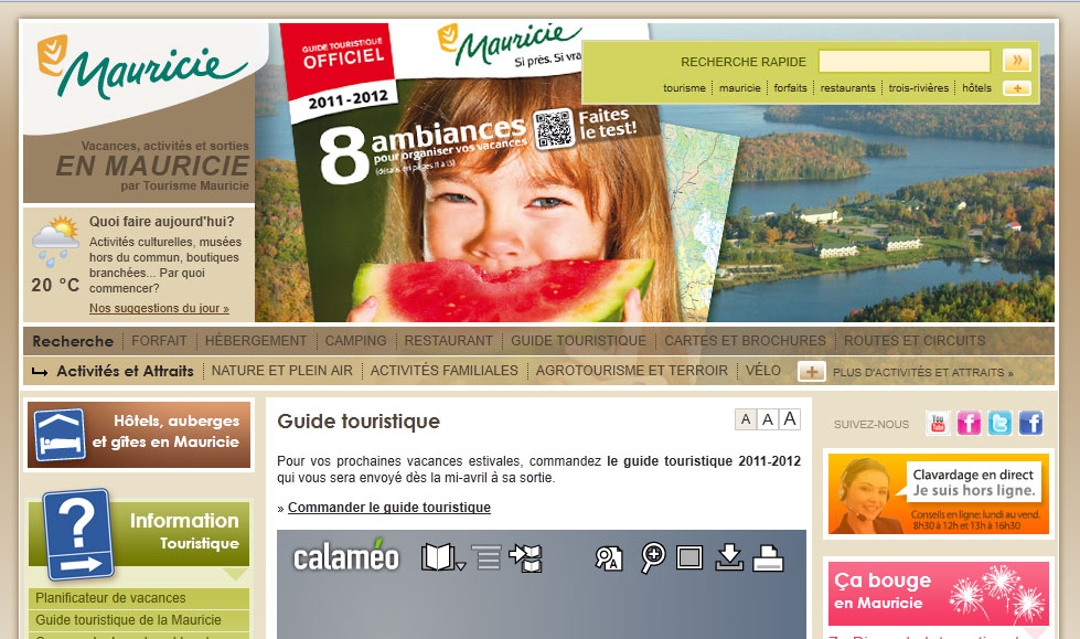 Mauricie : Tourisme - Mauricie